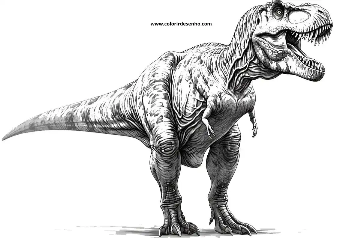 Dinosaur Free Printable Coloring Pages 7