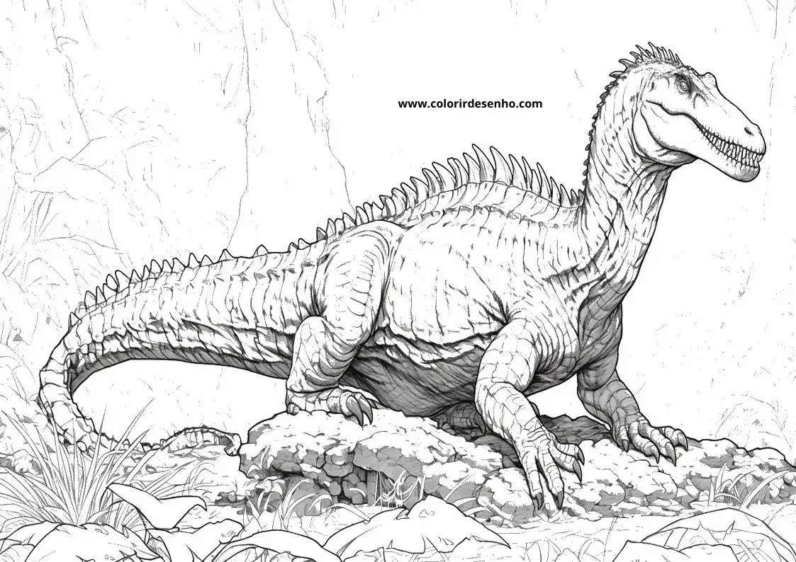 Dinosaur Picture Coloring Pages 5