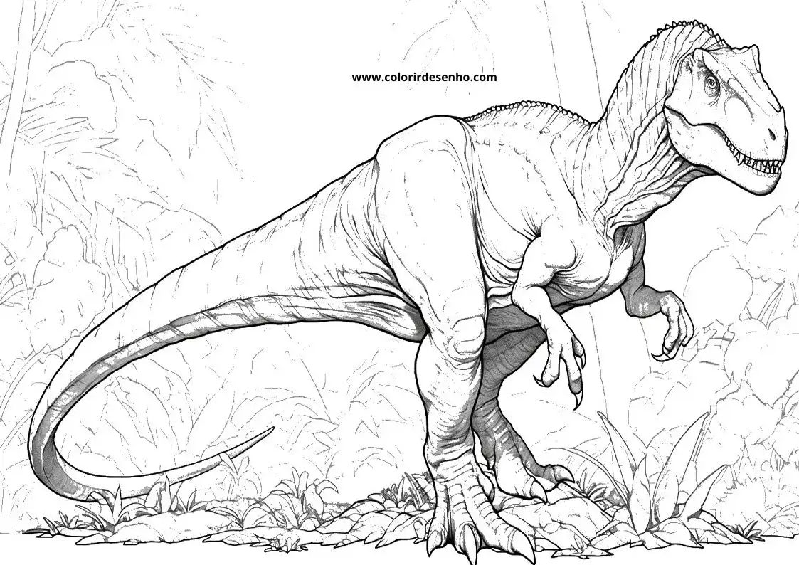 Dinosaur Picture Coloring Pages 8