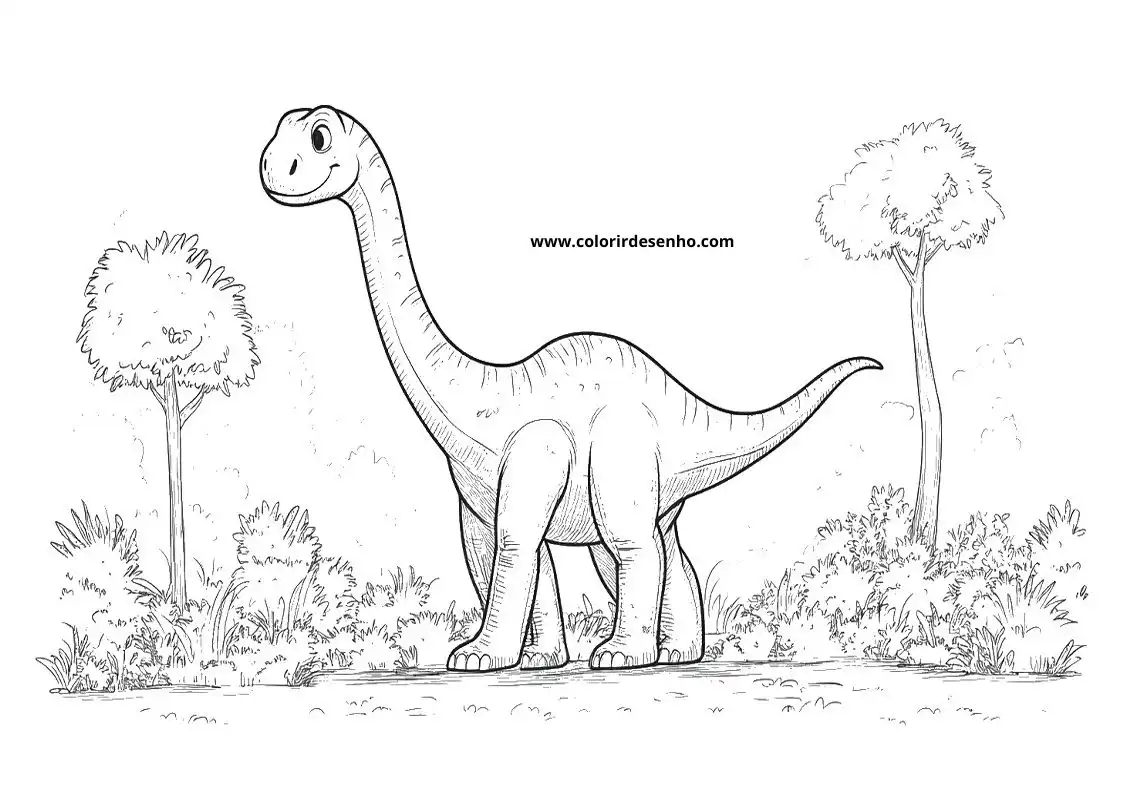 Dinossauros para Pintar 157