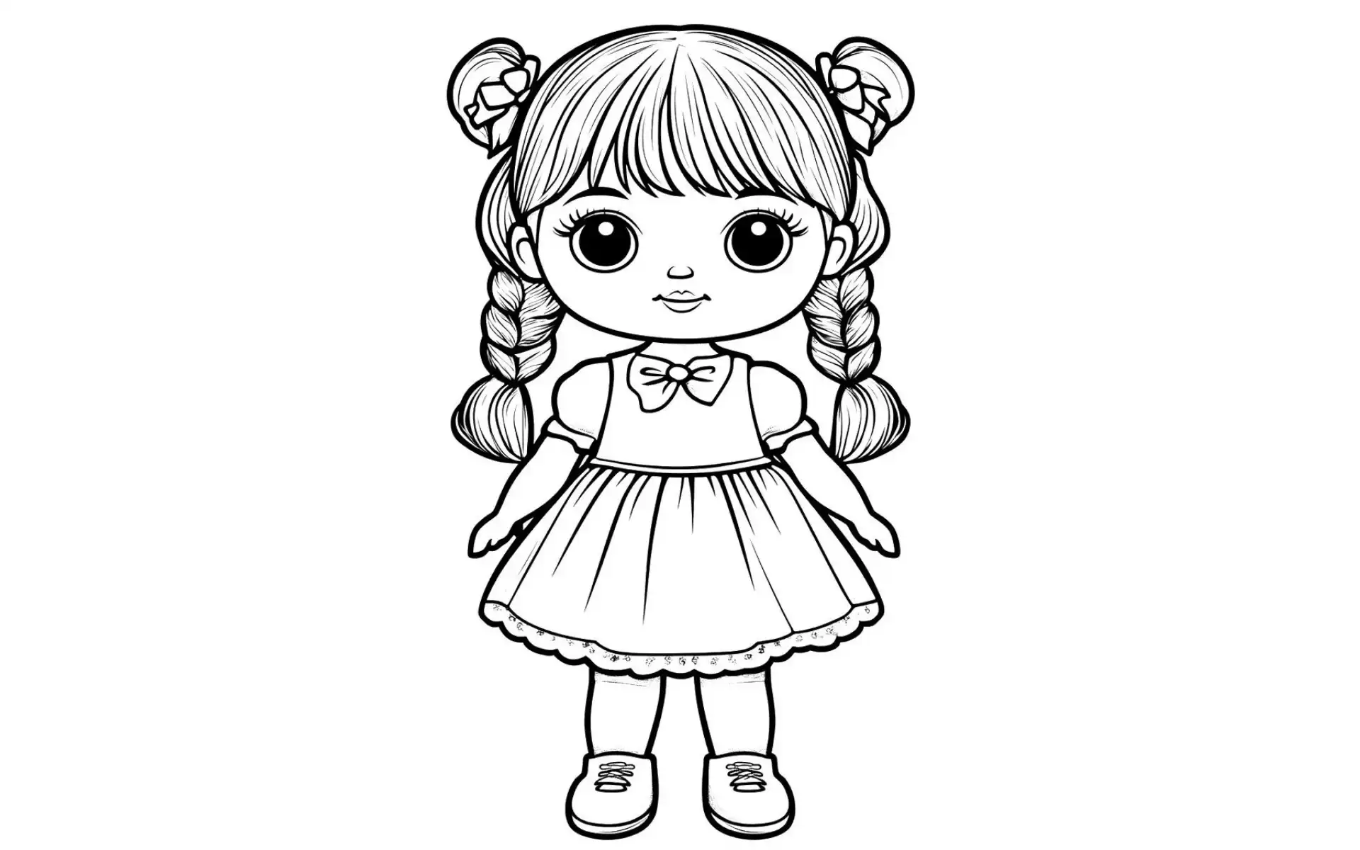Read more about the article Doll Coloring Pages (224+ Free Printables)