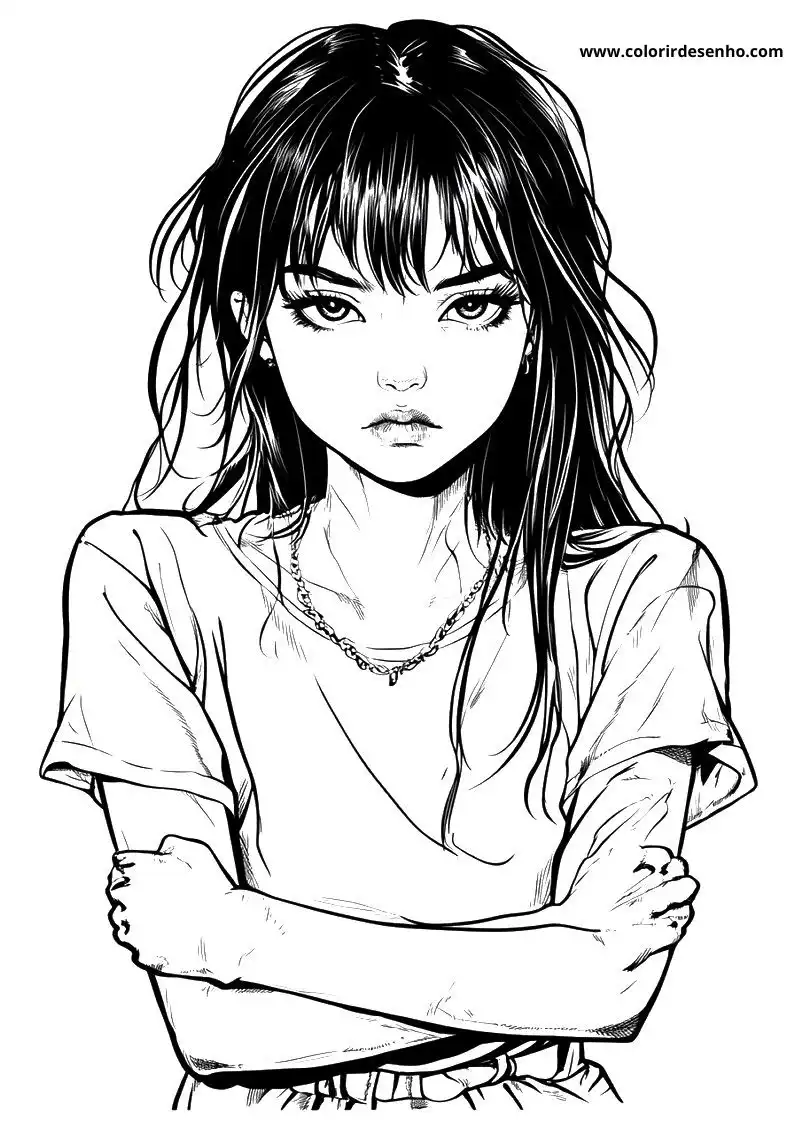 Download Anime Coloring Pages 10