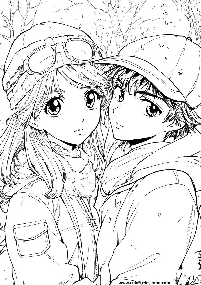Download Anime Coloring Pages 4