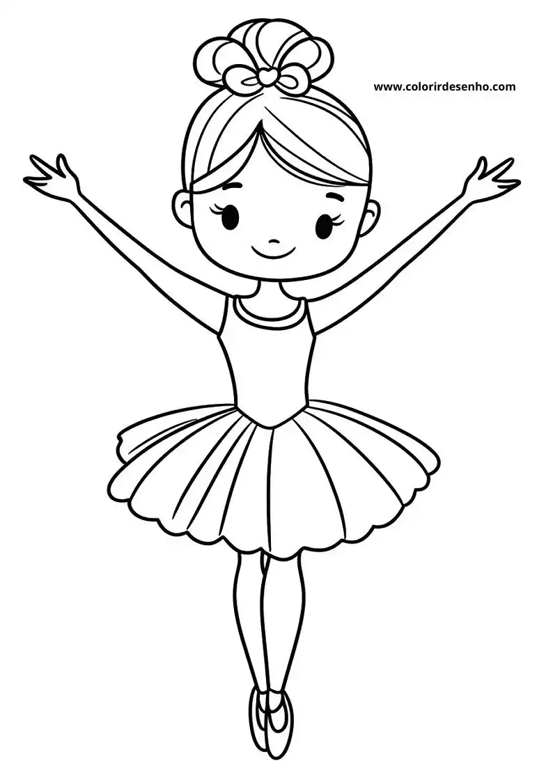 Download Ballerina Coloring Pages 3