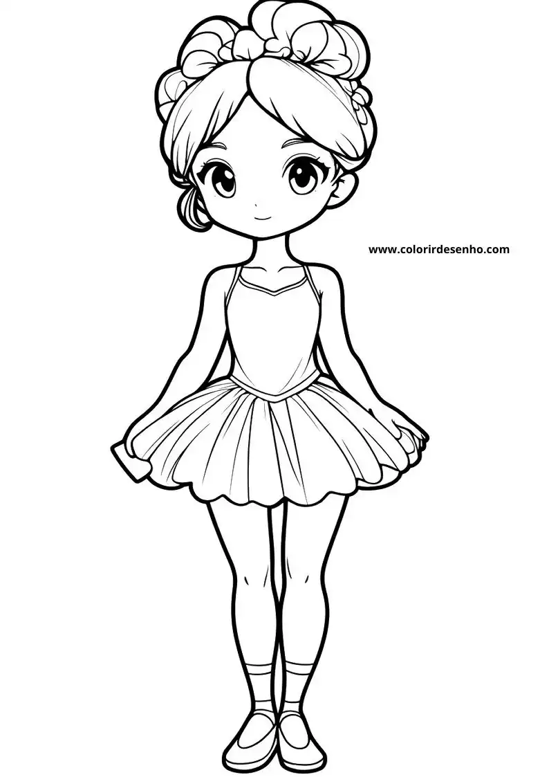 Download Ballerina Coloring Pages 4