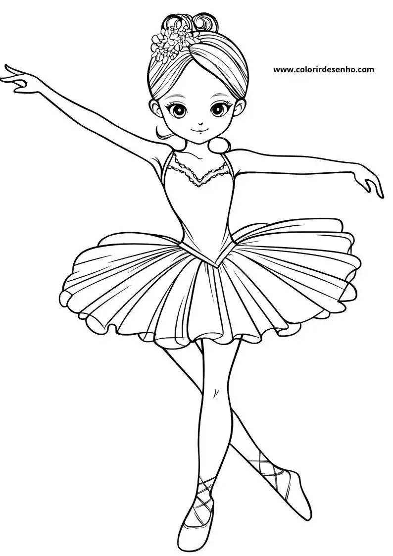 Download Ballerina Coloring Pages 5