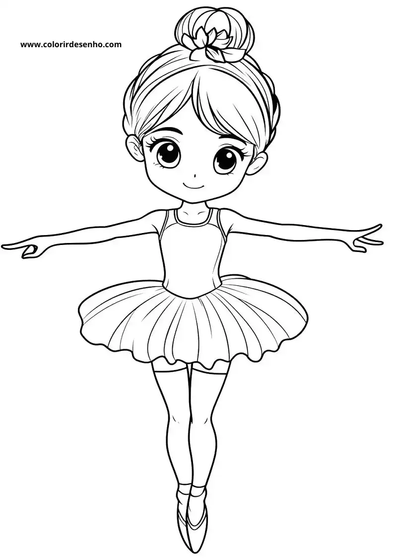 Download Ballerina Coloring Pages 7