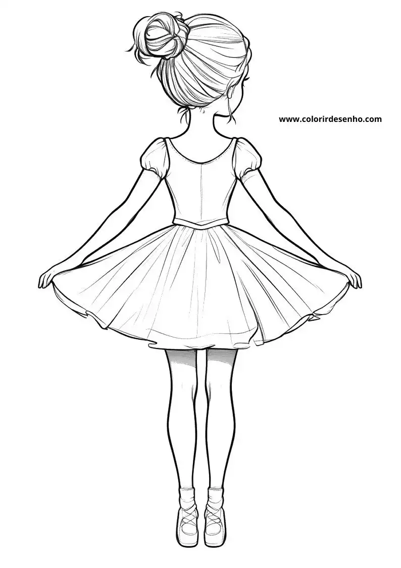 Download Ballerina Coloring Pages 9