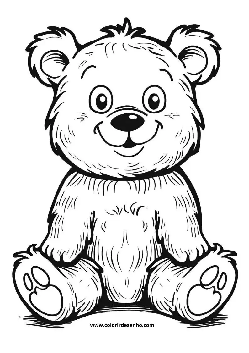 Download Bear Coloring Pages 1
