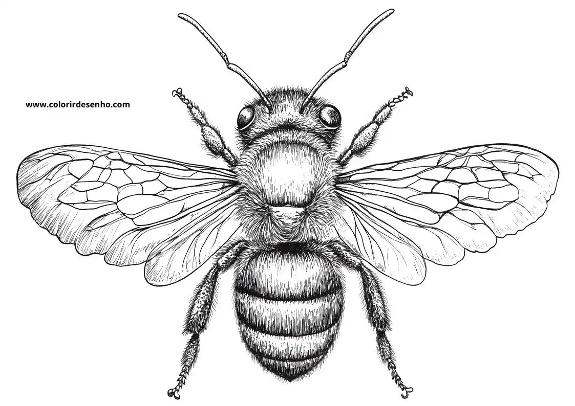 Download Bee Coloring Pages 1