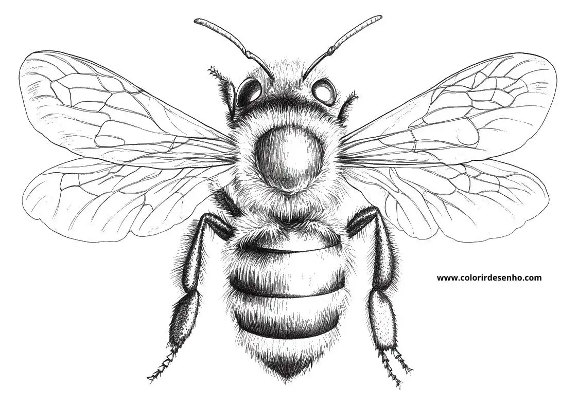Download Bee Coloring Pages 2