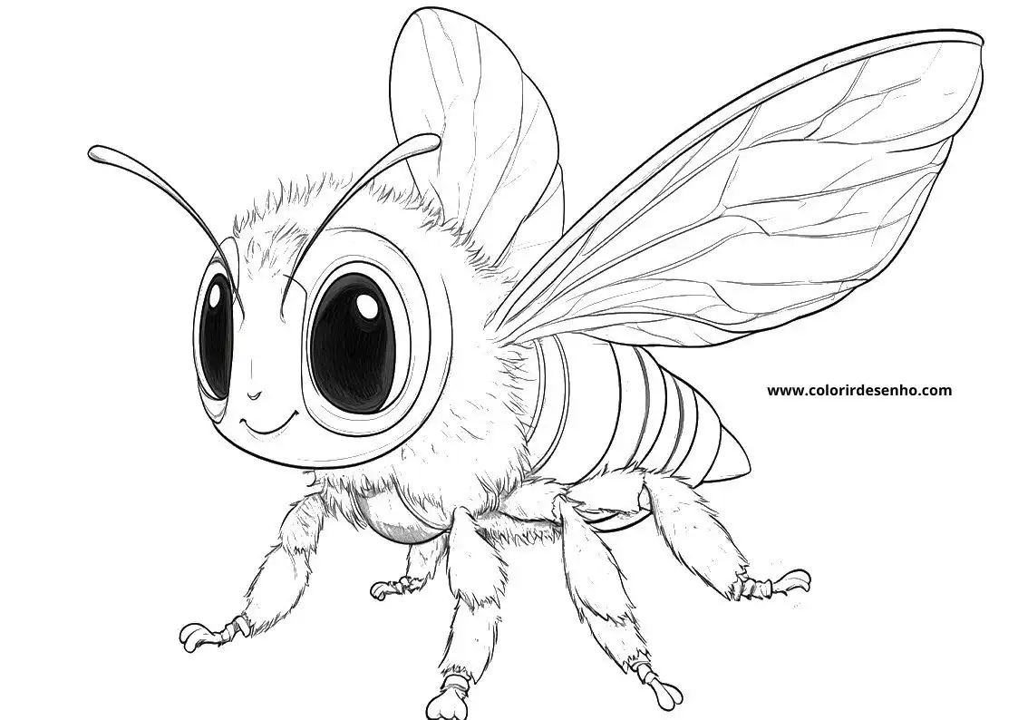 Download Bee Coloring Pages 7