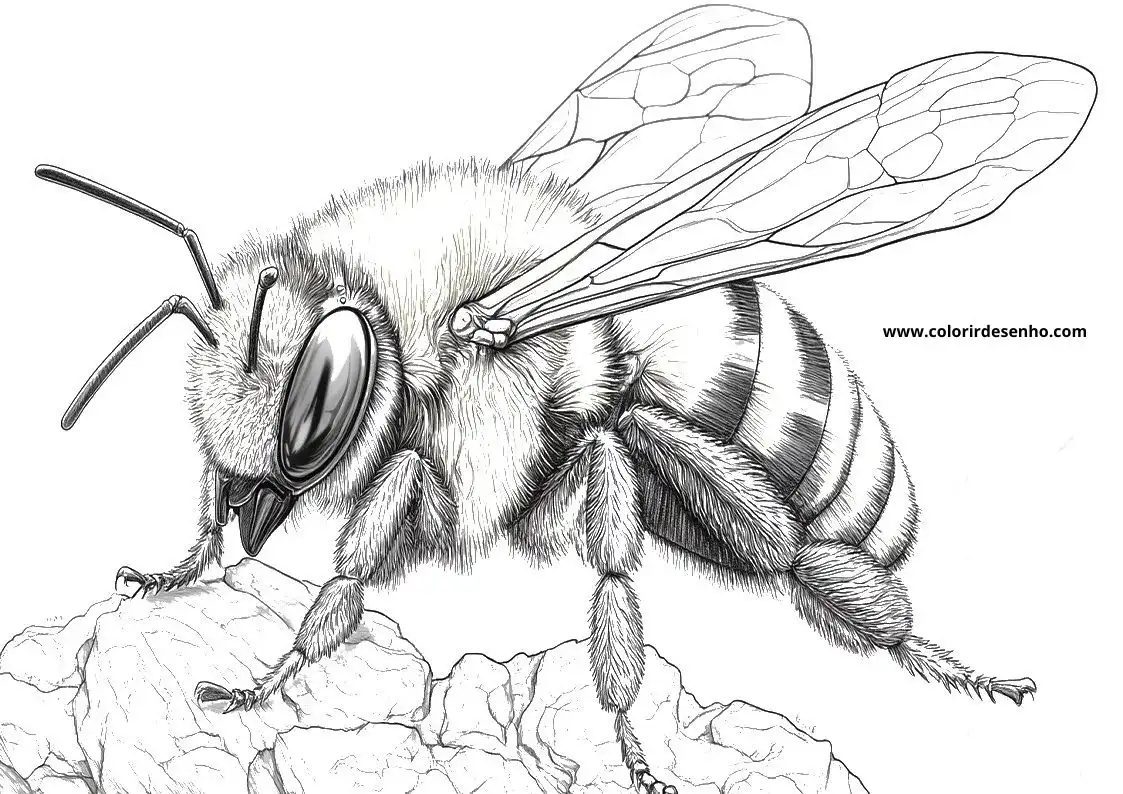 Download Bee Coloring Pages 9