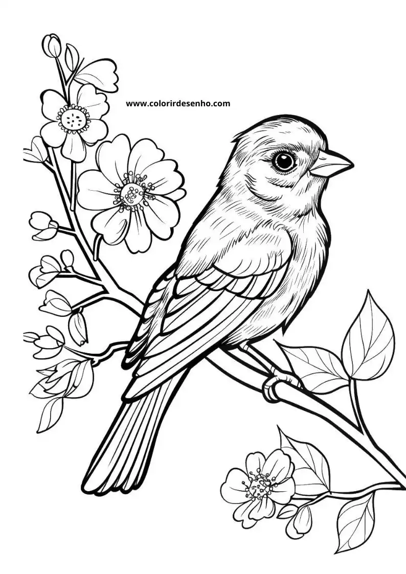 Download Bird Coloring Pages 1