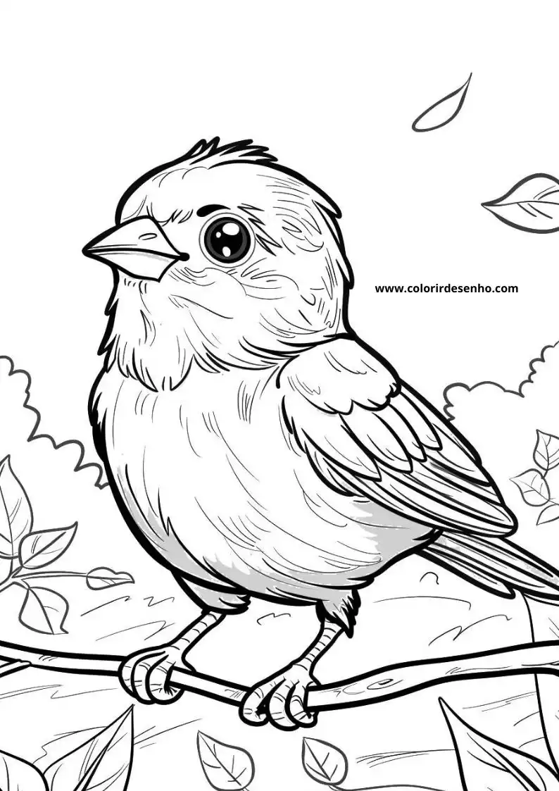 Download Bird Coloring Pages 6