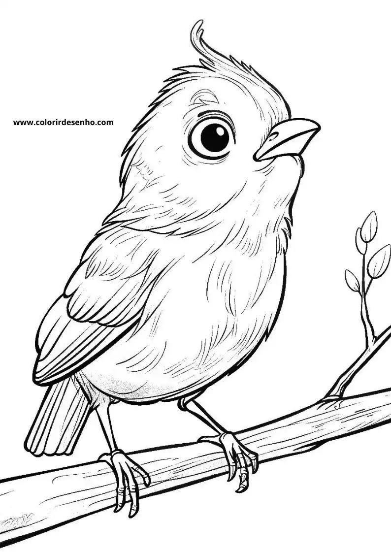 Download Bird Coloring Pages 8