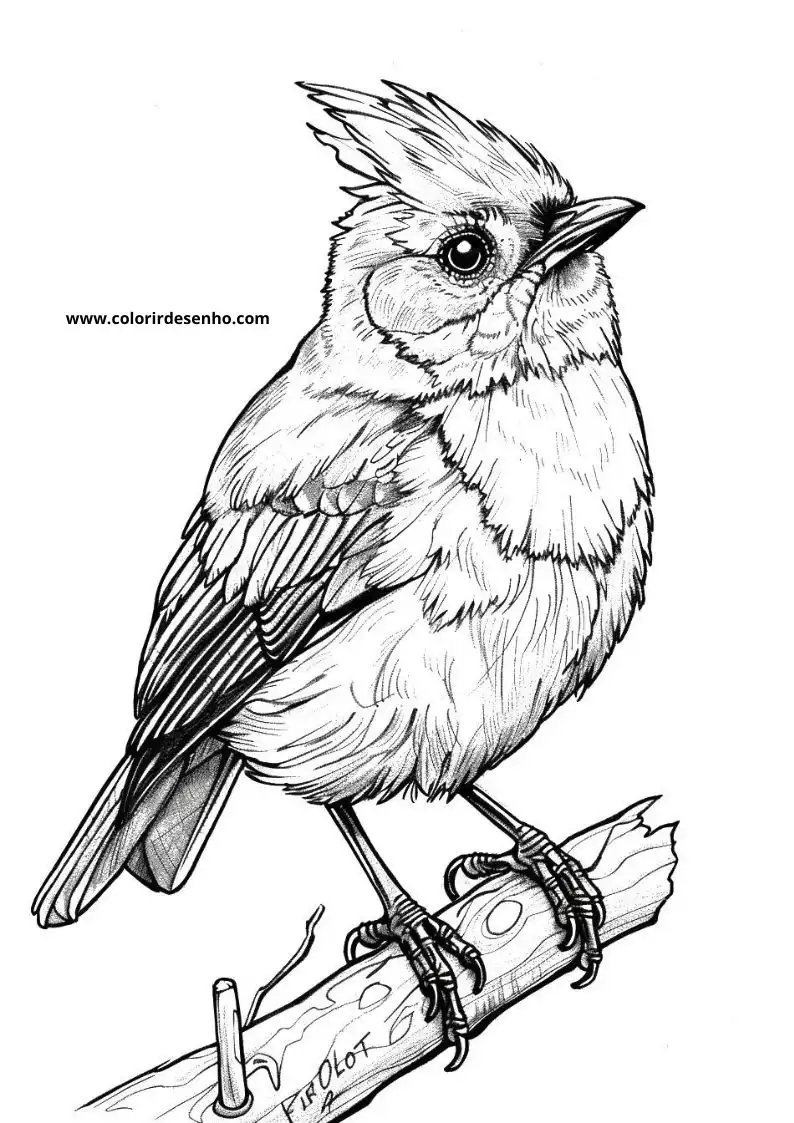 Download Bird Coloring Pages 9
