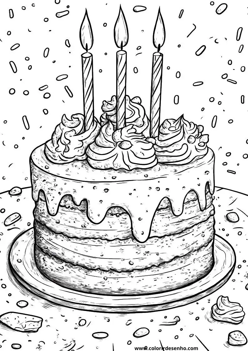 Download Birthday Coloring Pages 4