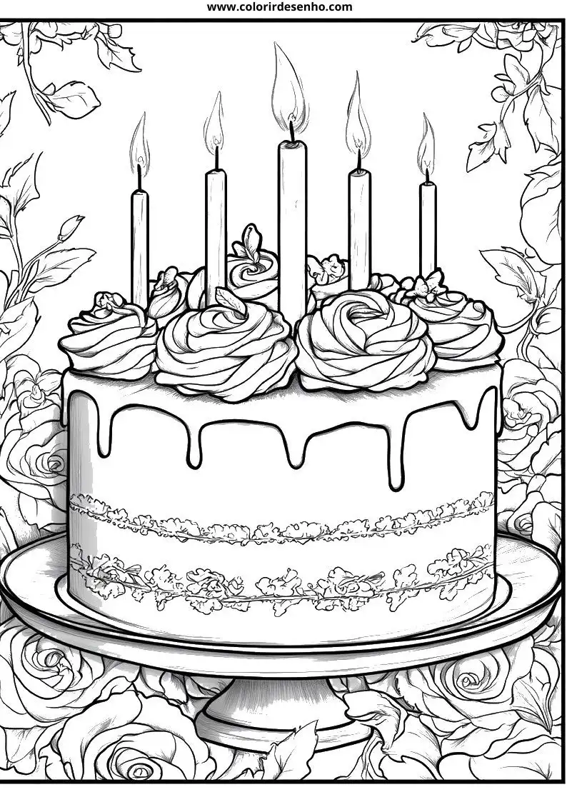 Download Birthday Coloring Pages 7