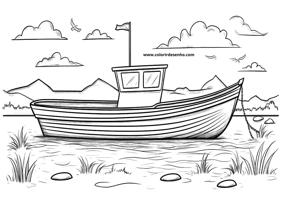 Download Boat Coloring Pages 8