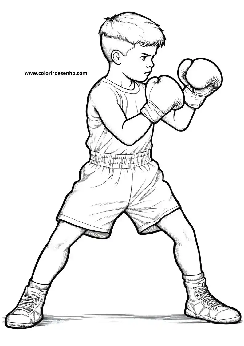 Download Boxing Coloring Pages 11