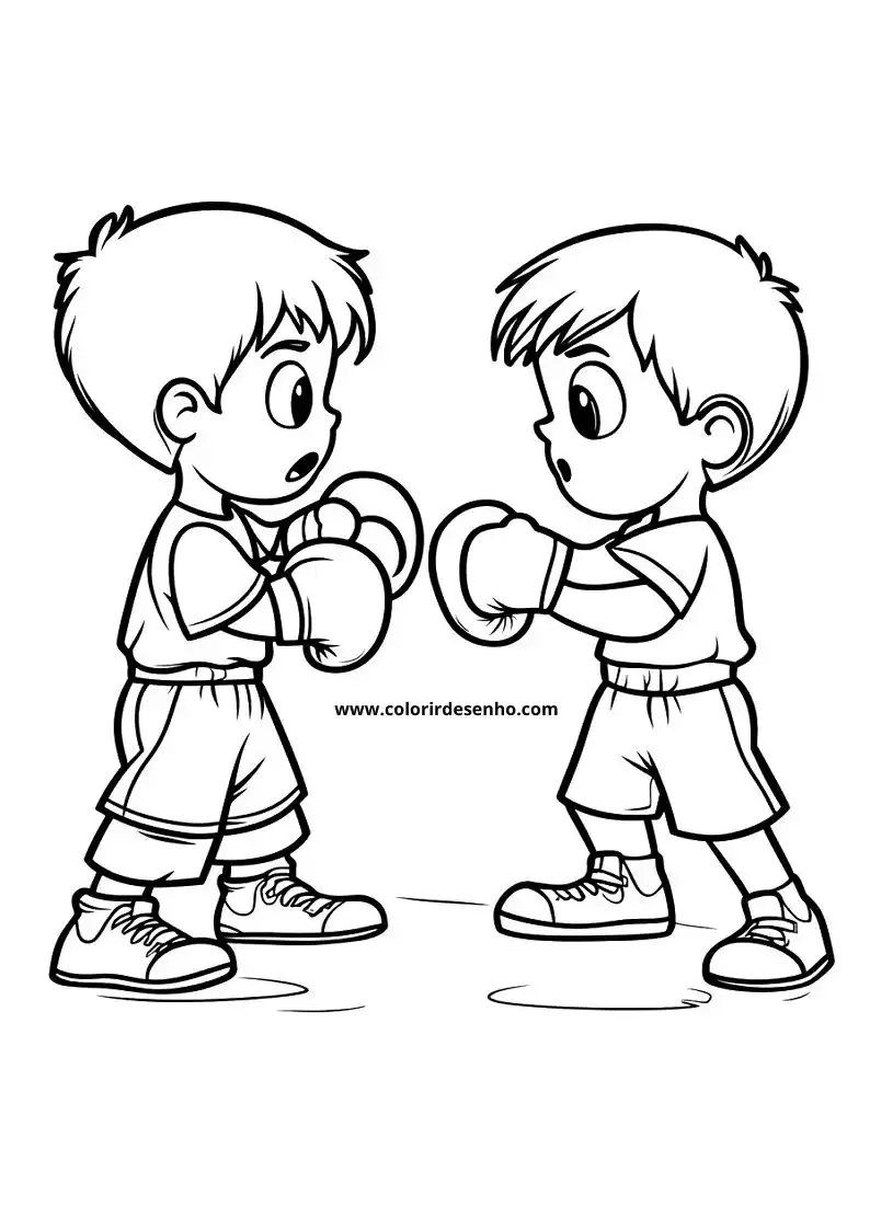 Download Boxing Coloring Pages 12