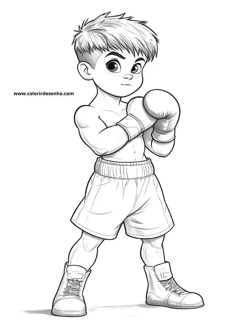 Download Boxing Coloring Pages 5