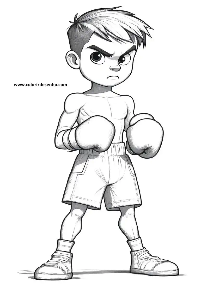Download Boxing Coloring Pages 6