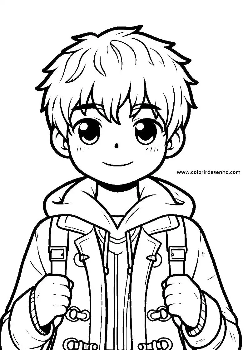 Download Boy Coloring Pages 1