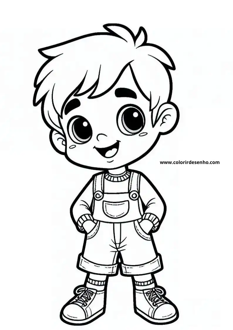 Download Boy Coloring Pages 2
