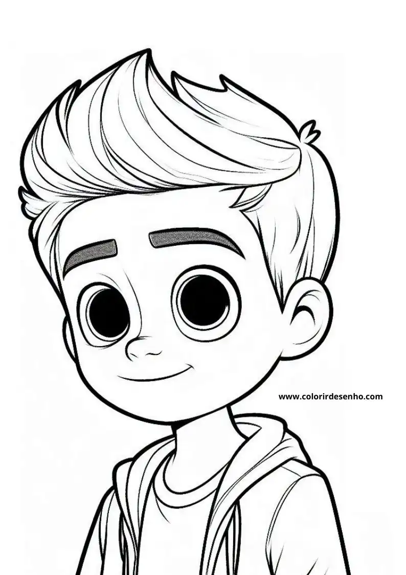 Download Boy Coloring Pages 3
