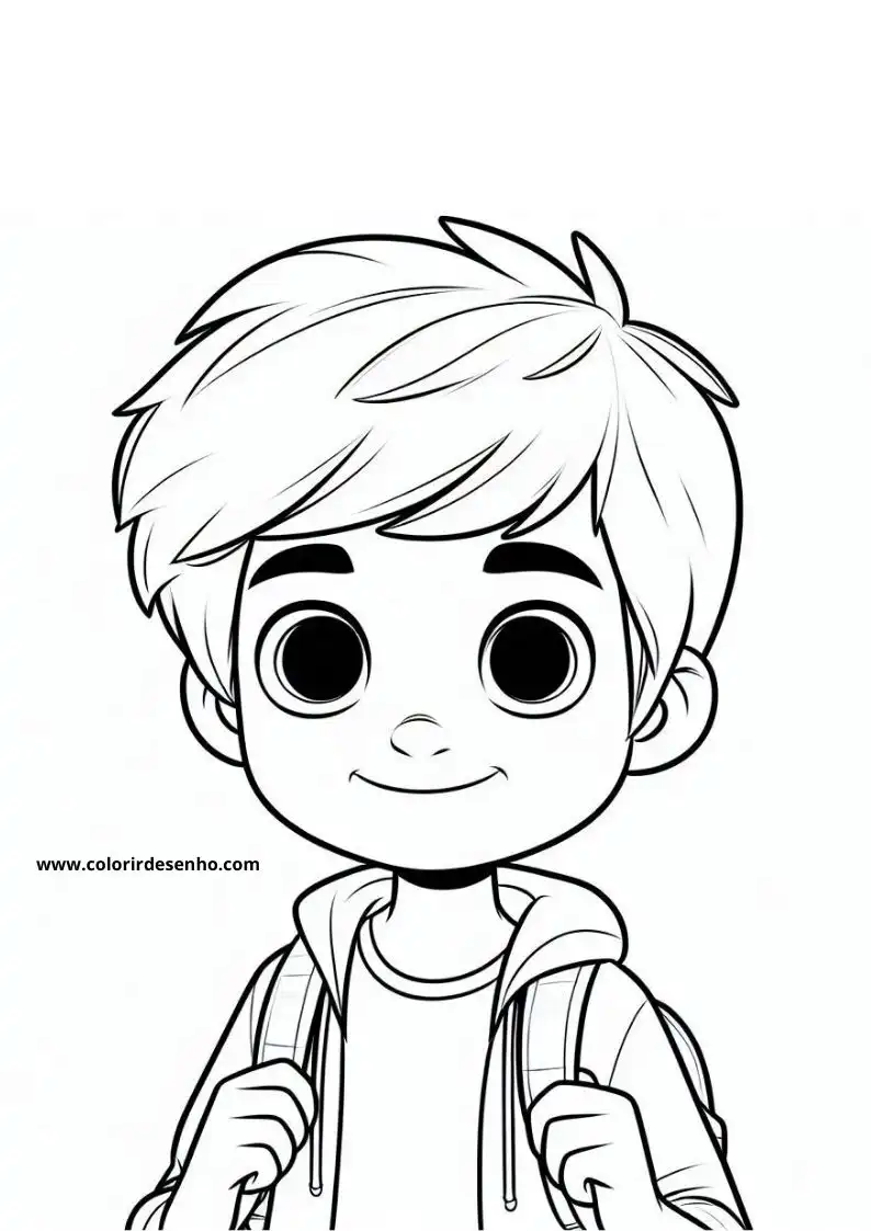 Download Boy Coloring Pages 7