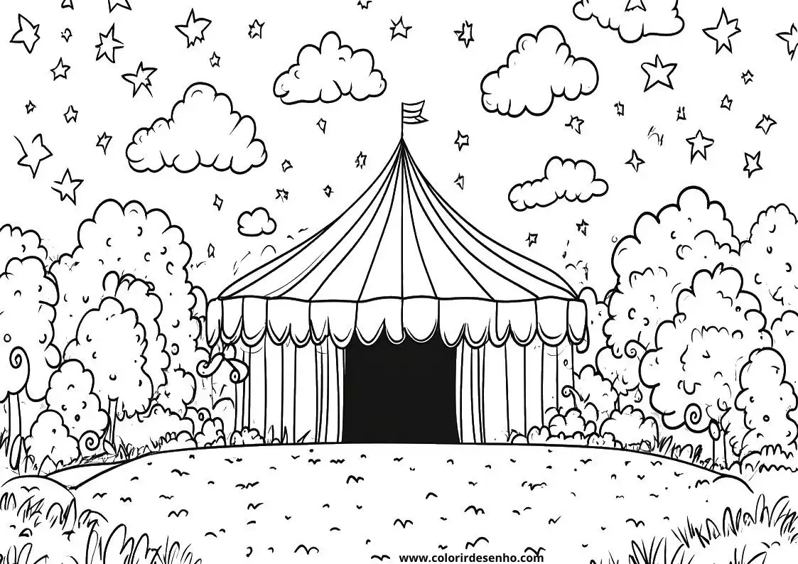 Download Circus Coloring Pages 4