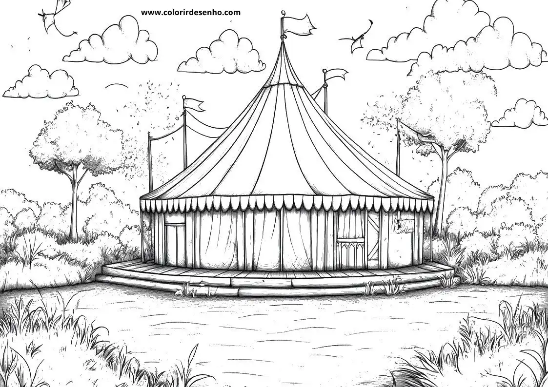 Download Circus Coloring Pages 8