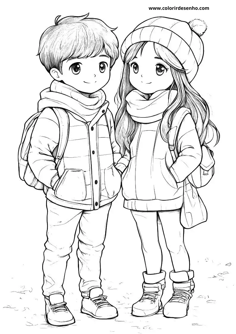 Download Couples Coloring Pages 8
