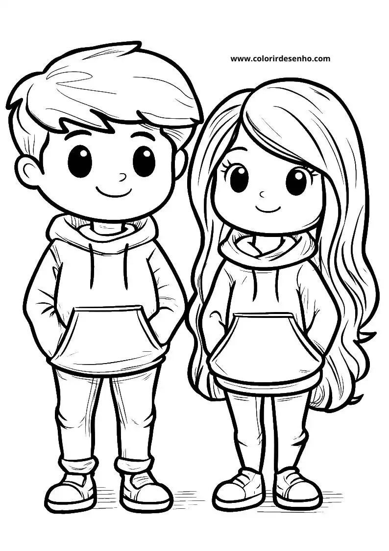 Download Couples Coloring Pages 9