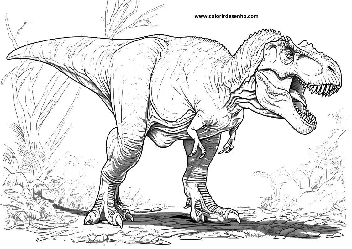 Download Dinosaur Coloring Pages 1