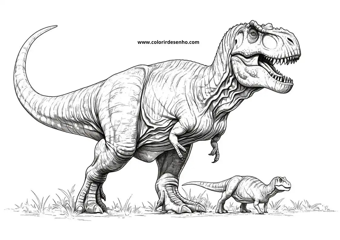 Download Dinosaur Coloring Pages 3