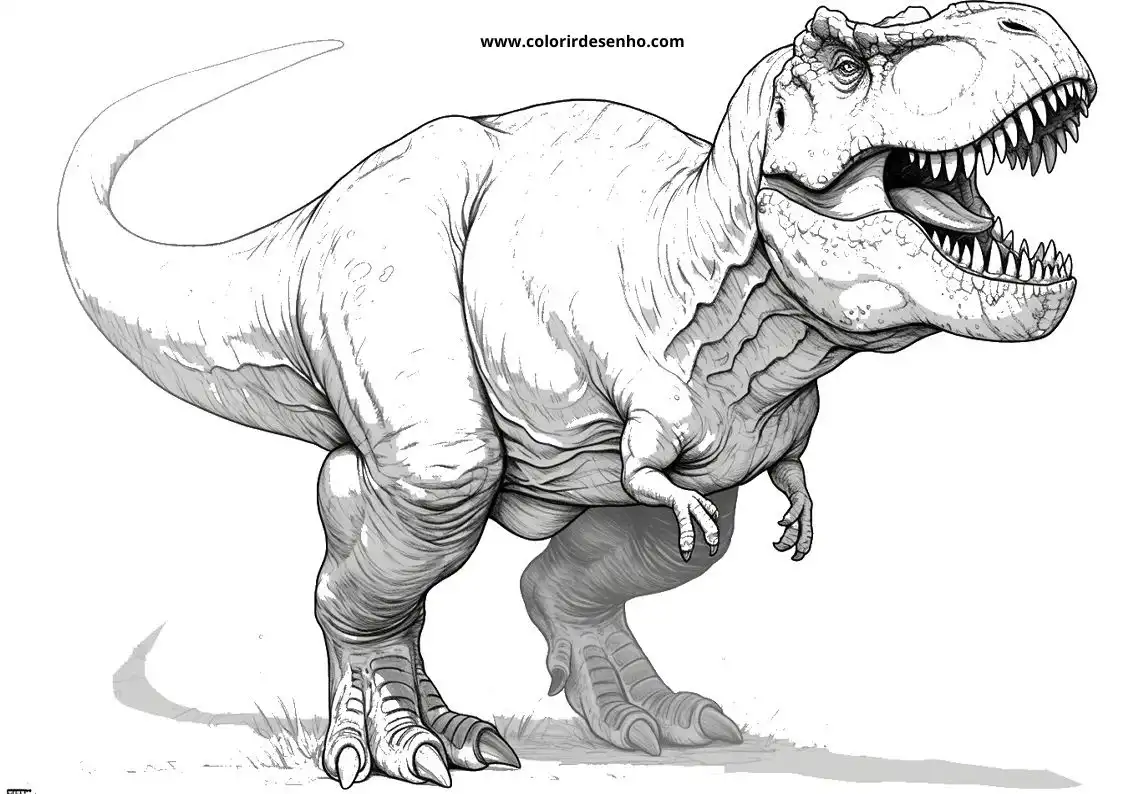 Download Dinosaur Coloring Pages 6