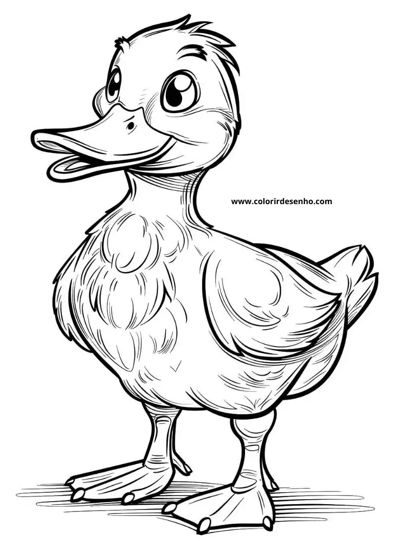 Download Duck Coloring Pages 2