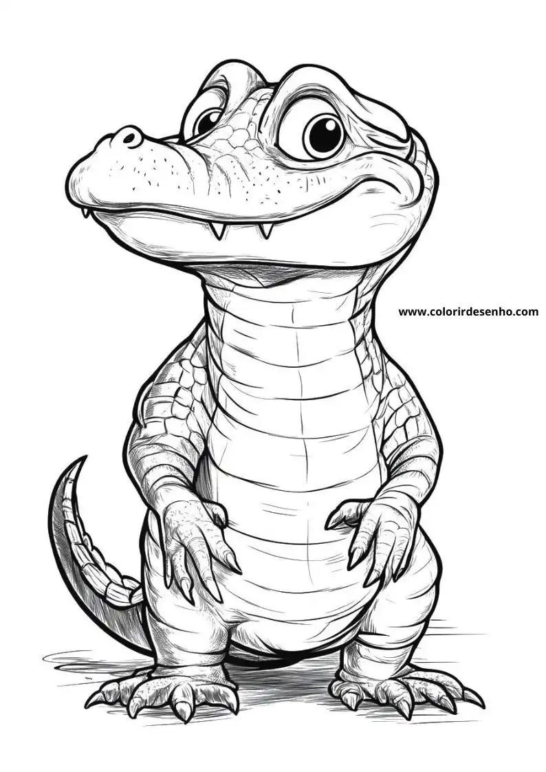 Download Free Printable Alligator Coloring Pages For Kids And Adults 8