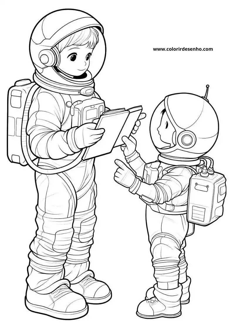 Download Free Printable Astronaut Coloring Pages For Kids And Adults 3
