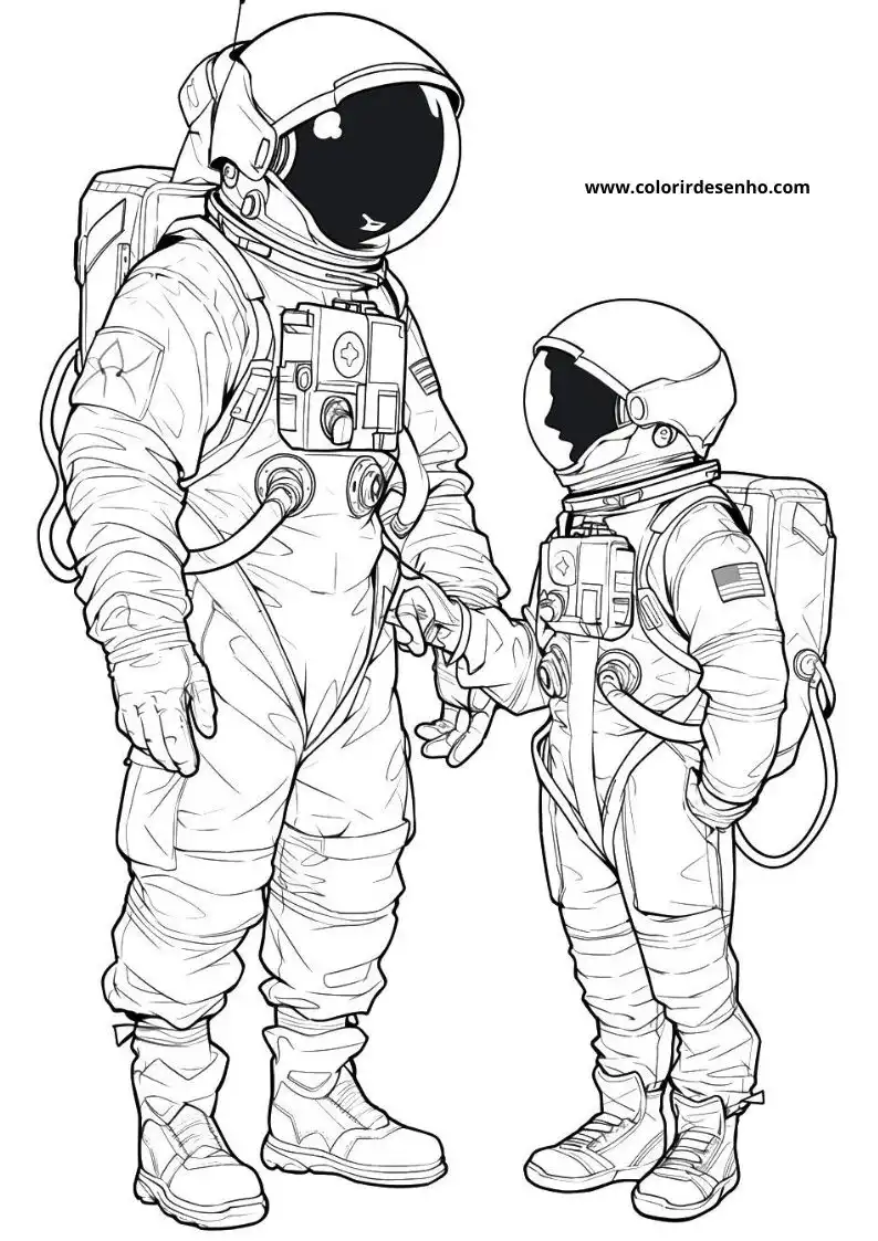 Download Free Printable Astronaut Coloring Pages For Kids And Adults 5