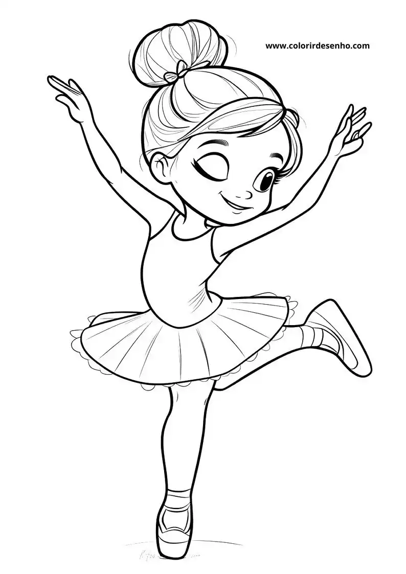 Download Free Printable Ballerina Coloring Pages For Kids And Adults 1