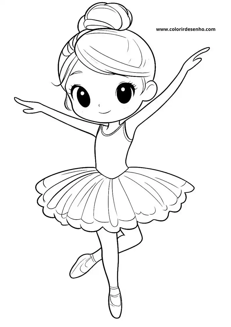 Download Free Printable Ballerina Coloring Pages For Kids And Adults 4