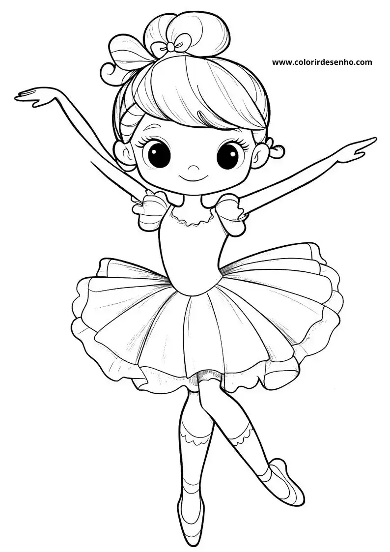 Download Free Printable Ballerina Coloring Pages For Kids And Adults 5