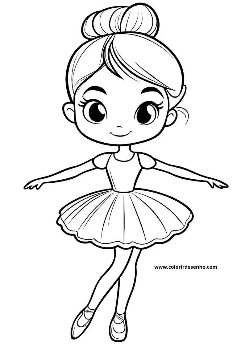 Download Free Printable Ballerina Coloring Pages For Kids And Adults 7