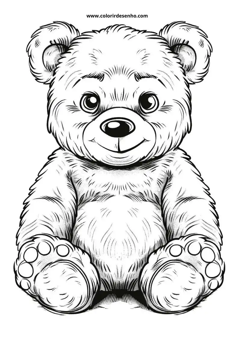 Download Free Printable Bear Coloring Pages For Kids And Adults 1