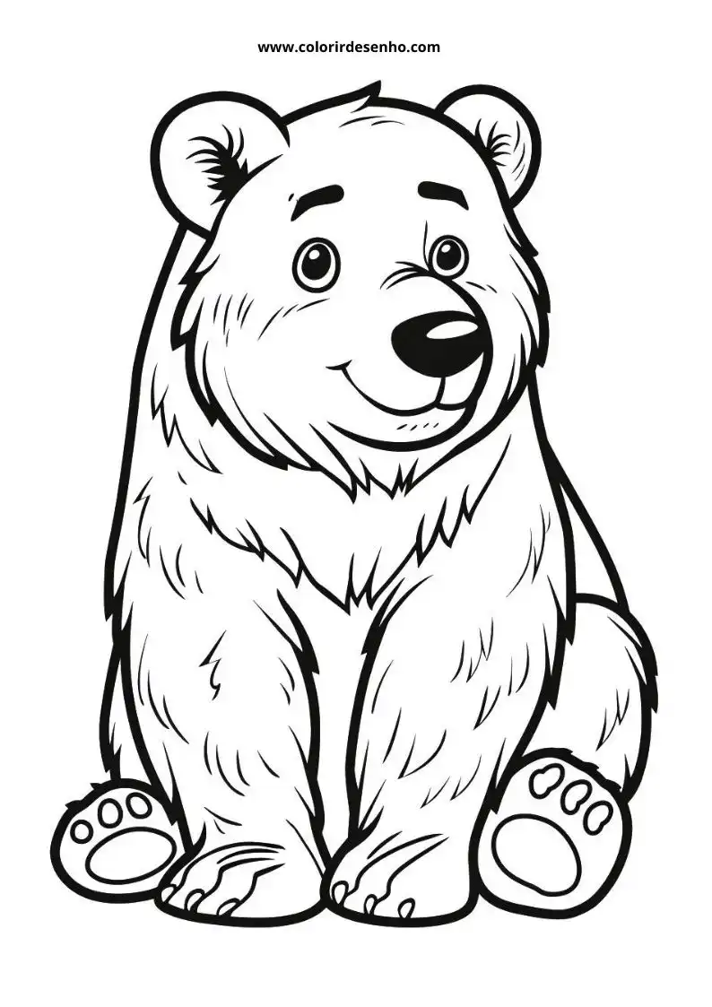 Download Free Printable Bear Coloring Pages For Kids And Adults 4