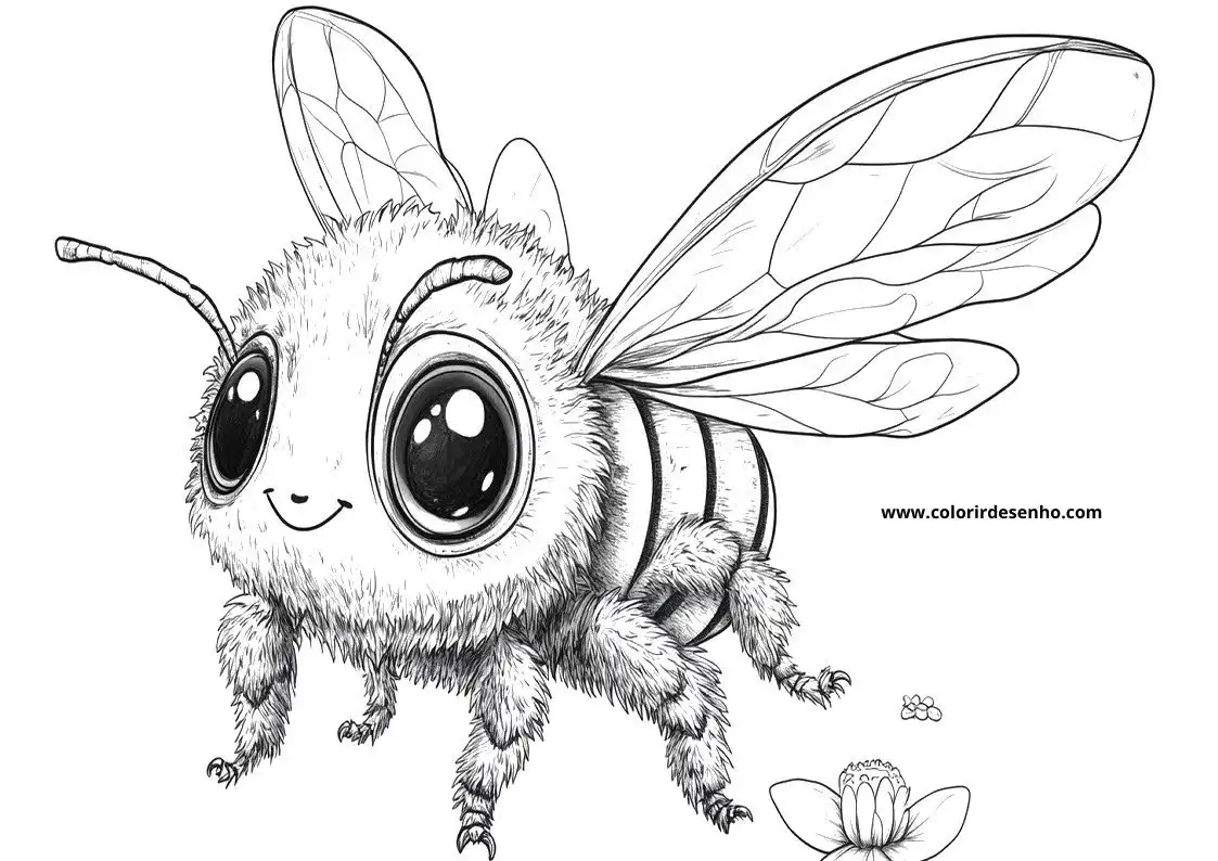 Download Free Printable Bee Coloring Pages For Kids And Adults 7